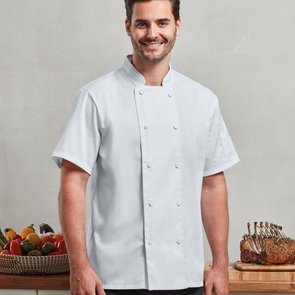 Chefs Coolchecker® short sleeve jacket Thumbnail